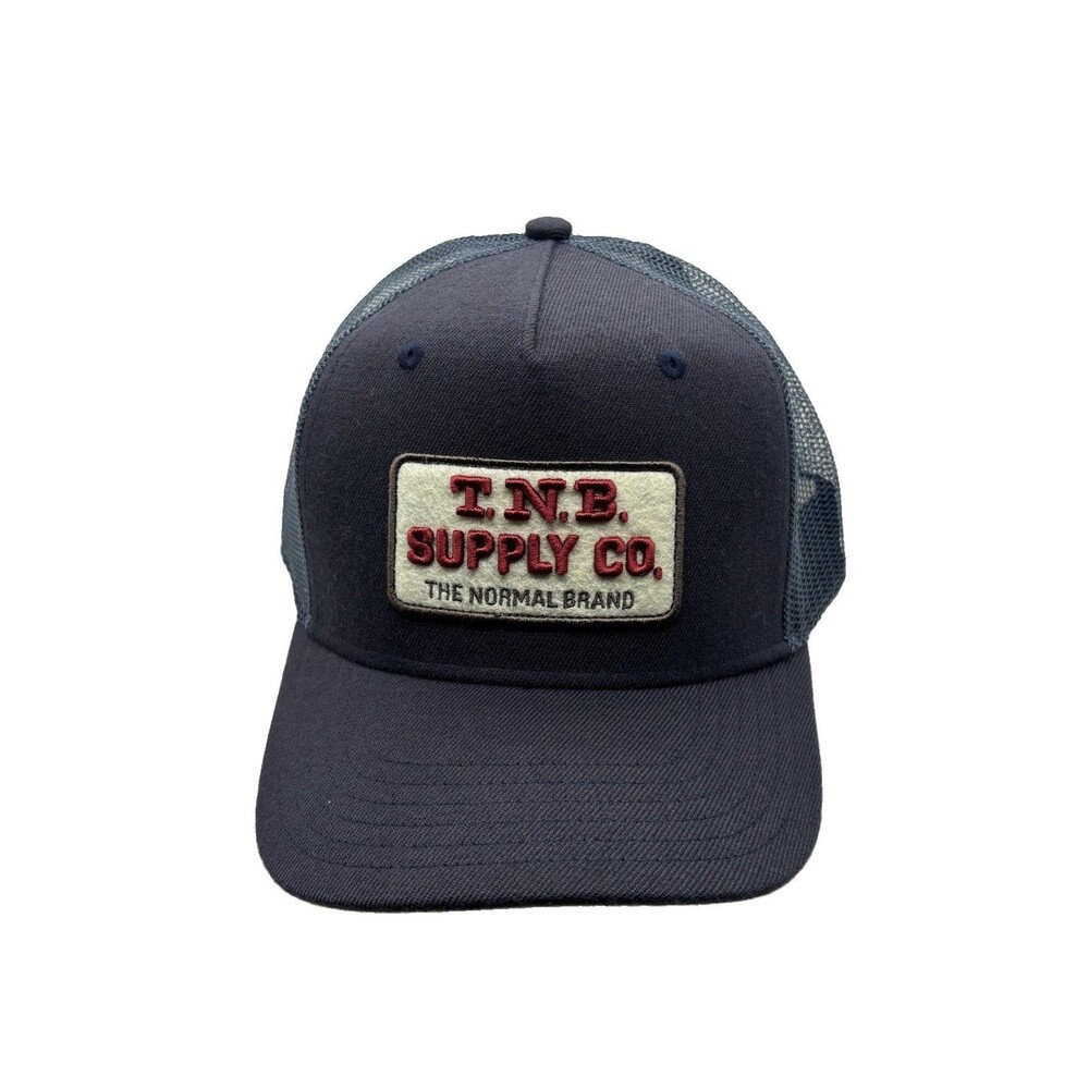 The Normal Brand Hat Navy Blue TNB Supply Co Trucker Snapback